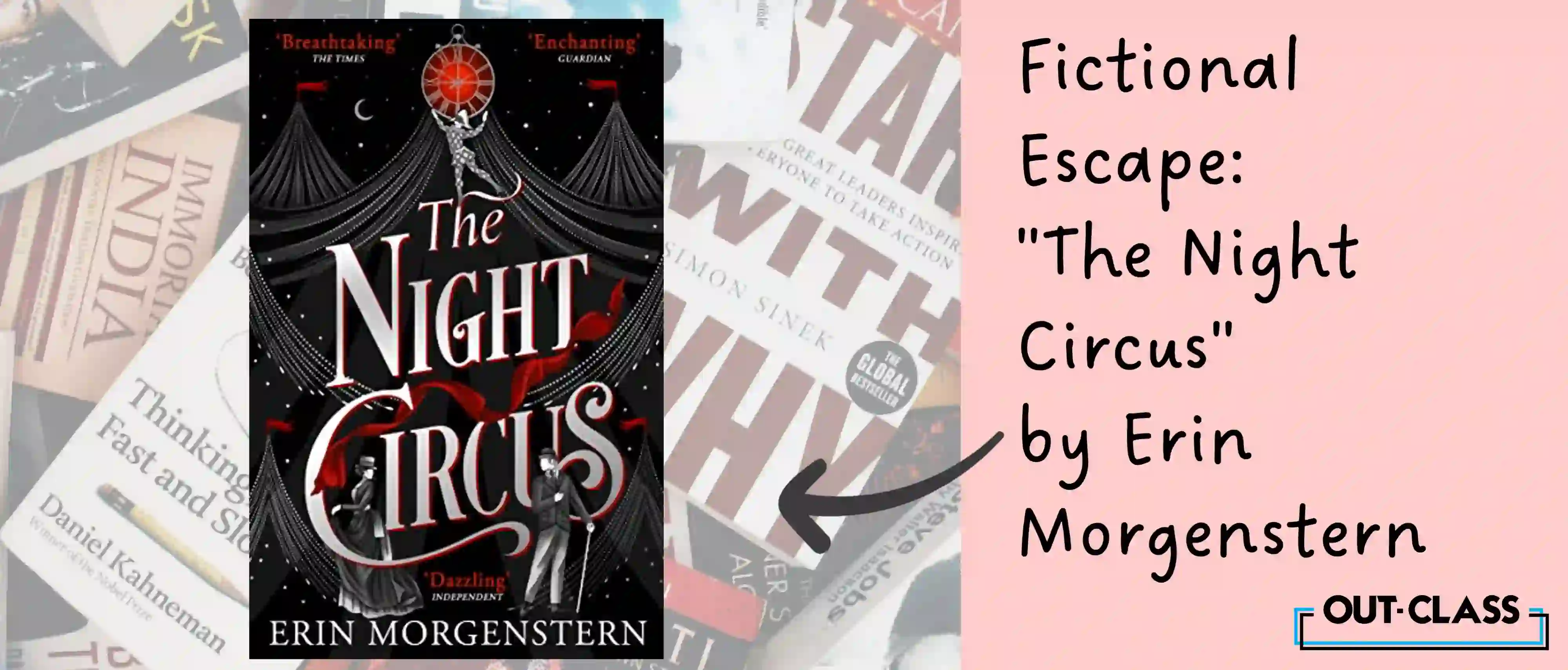 Dive into the enchanting world of fiction with "The Night Circus." Erin Morgenstern's magical tale unfolds within the confines of a mysterious circus that only appears at night. Lose yourself in the spellbinding narrative, making your journey home captivating.