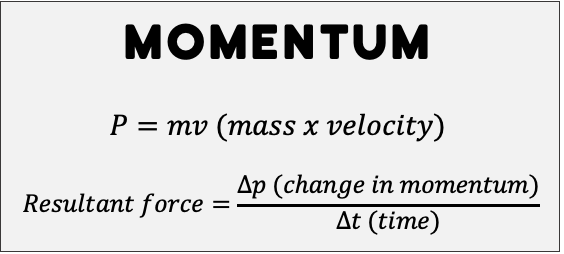 Momentum is an important O Level and IGCSE Physics formula.